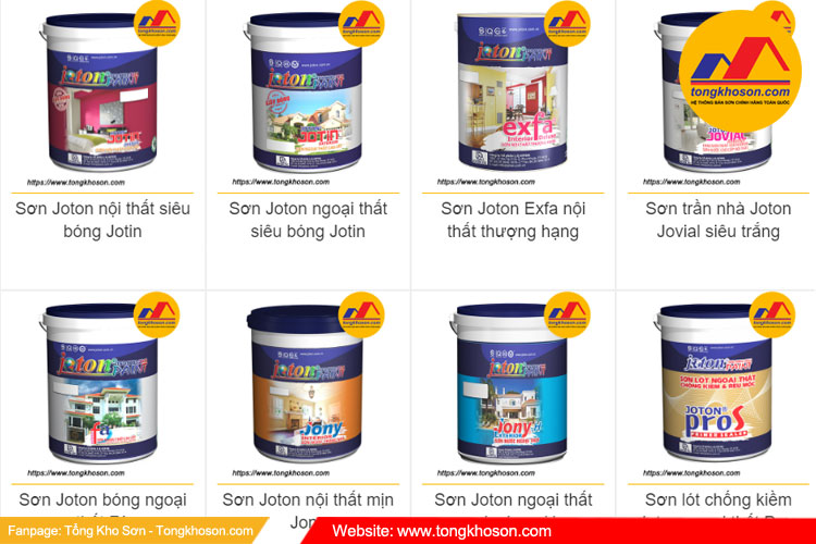 Các sản phẩm sơn JOTON