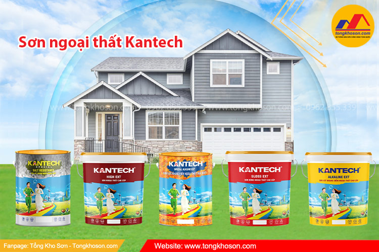 Các sản phẩm sơn ngoại thất Kantech tốt nhất | Tongkhoson.com