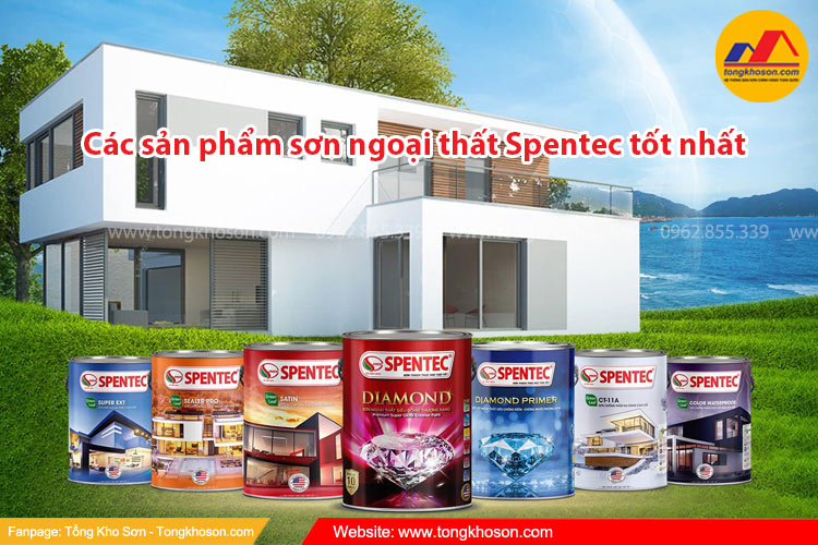 Các sản phẩm sơn ngoại thất Spentectốt nhất 
