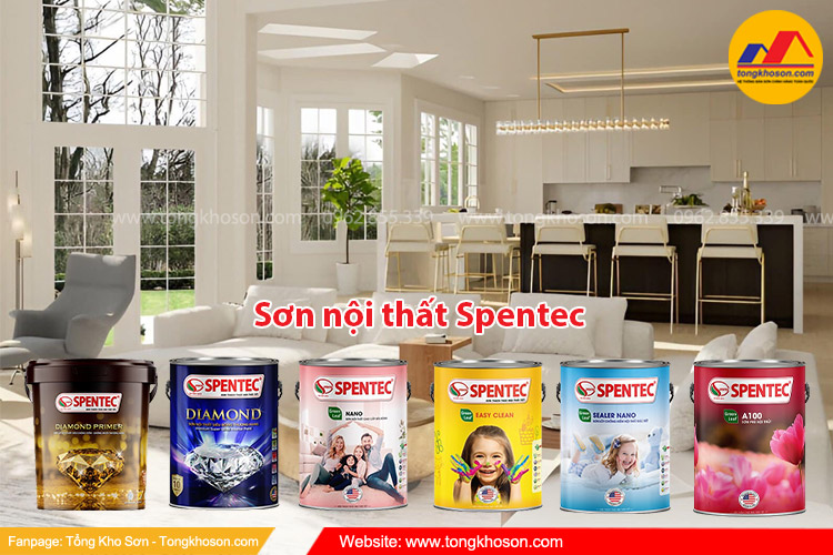 Các sản phẩm sơn nội thất Spentec tốt nhất | Tongkhoson.com