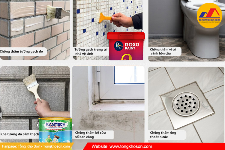 Các ứng dụng nên dùng keo chống thấm nano trong suốt