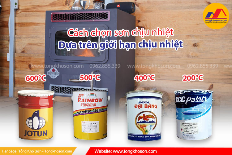 Cách chọn sơn chịu nhiệt dựa trên giới hạn chịu nhiệt