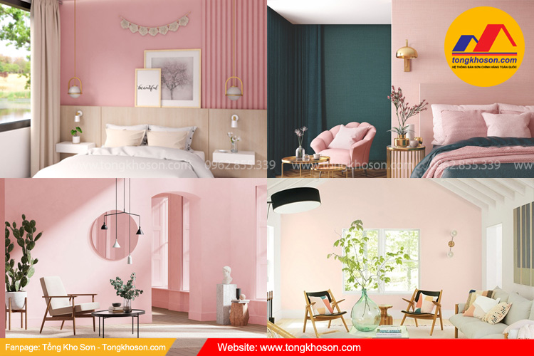 Cách phối màu Dulux của năm 2007 - Màu hồng