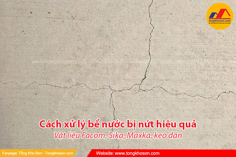 Cách xử lý bể nước bị nứt đơn giản hiệu quả