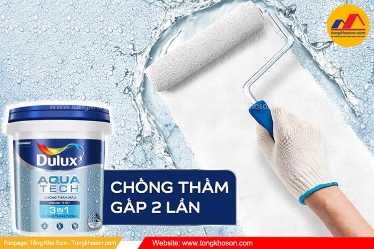 Thông báo ra mắt sản phẩm mới: Chất chống thấm Dulux AquatechTM 3in1