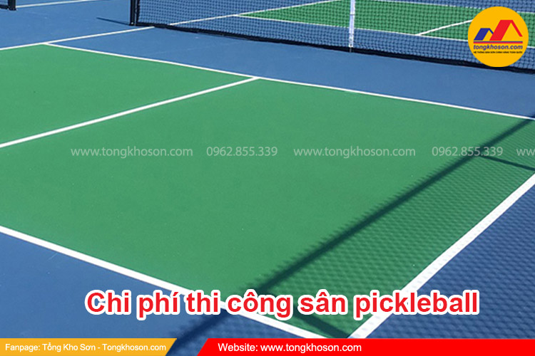 Giá thi công sân pickleball là bao nhiêu?