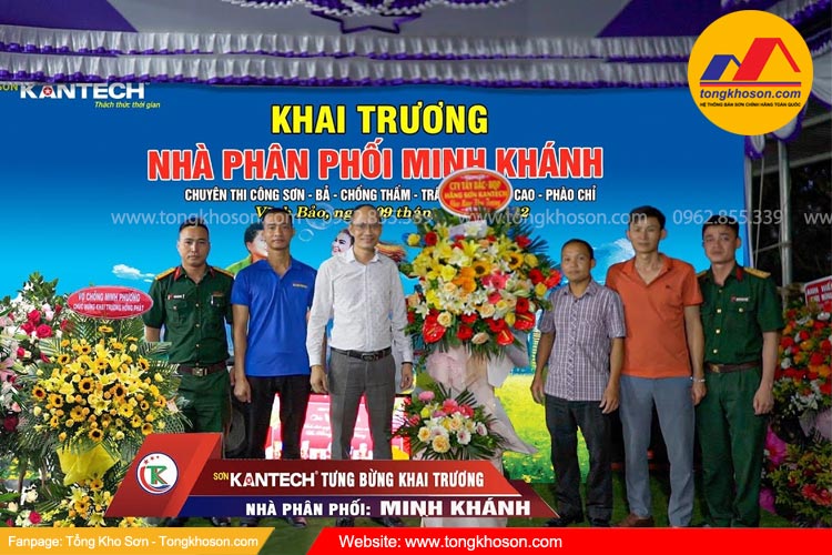 Các chính sách mở đại lý sơn Kantech