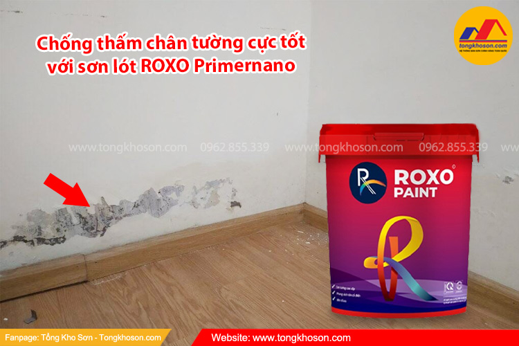 Sơn lót chống thấm chân tường ROXO Primernano