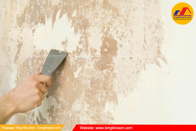 Sơn lại nhà cũ có cần cạo bỏ lớp sơn cũ không?