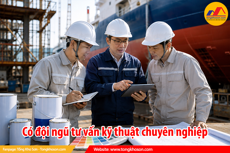 Có đội ngũ tư vấn kỹ thuật chuyên nghiệp