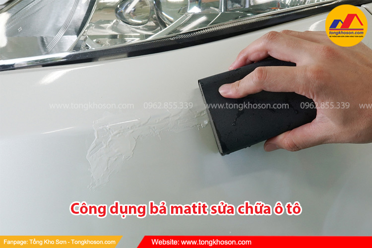 Công dụng bả matit ô tô