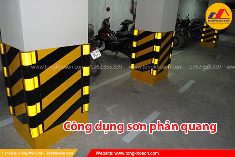 Công dụng của sơn phản quang