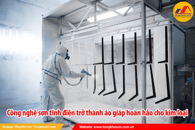 Công nghệ sơn tĩnh điện trở thành áo giáp hoàn hảo cho kim loại