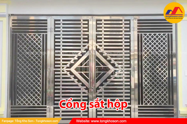 Cổng sắt hộp có đặc điểm gì?