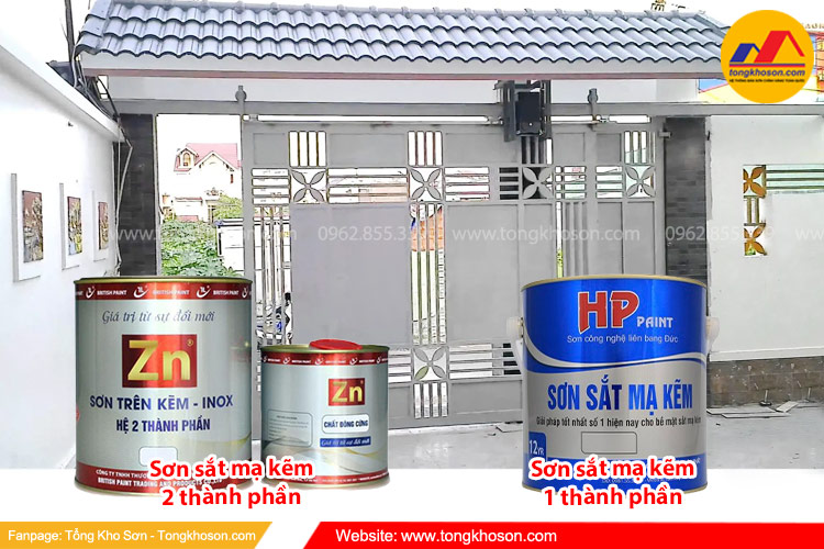 Đặc điểm của sơn mạ kẽm cho cổng sắt hộp