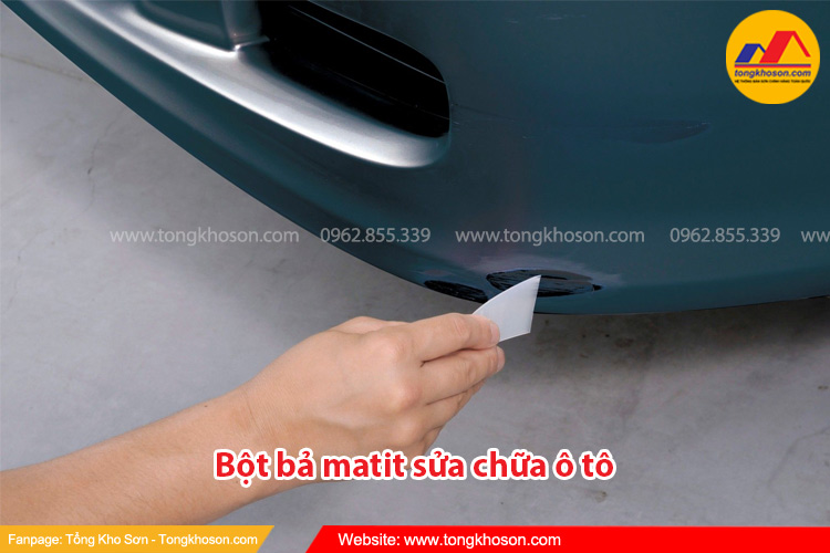 Đặc điểm của bột bả matit sửa chữa ô tô