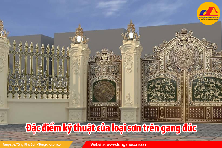 Đặc điểm kỹ thuật của loại sơn trên gang đúc