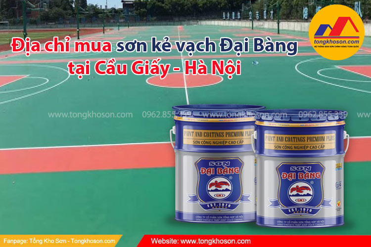 Địa chỉ mua Sơn vạch kẻ Acrylic Đại Bàng tại Cầu Giấy Hà Nội