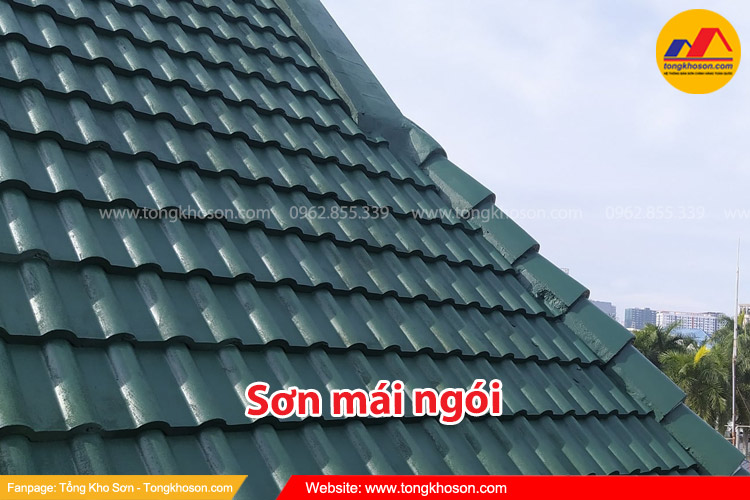 Địa chỉ mua sơn mái ngói giá rẻ, chính hãng tại Hà Nội