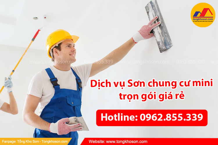 Sơn chung cư mini giá rẻ với dịch vụ thi công trọn gói