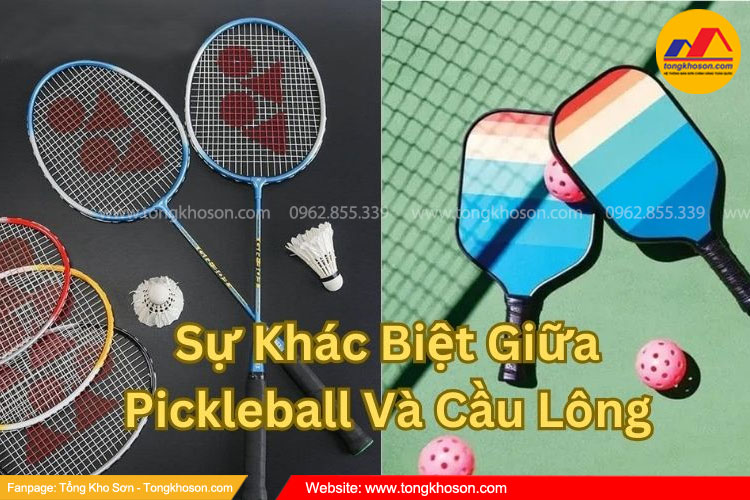 Sân pickleball và sân cầu lông khác nhau như thế nào về luật chơi?