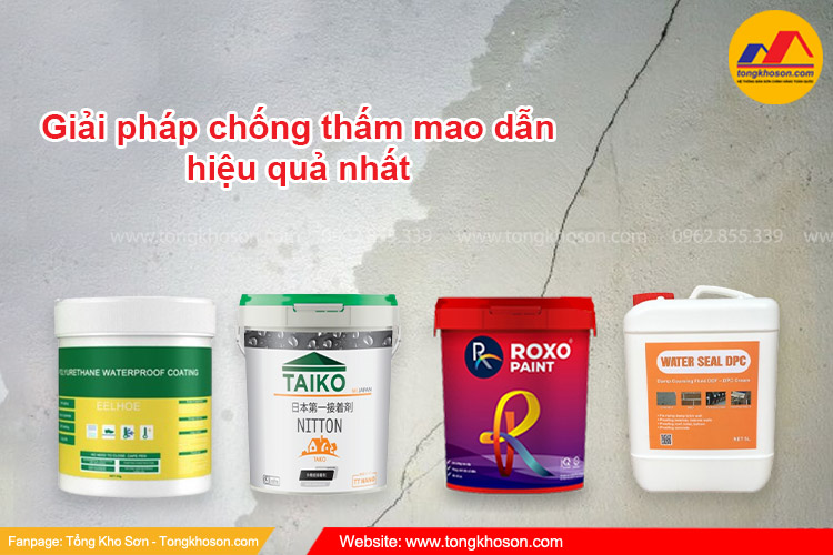 Giải pháp chống thấm mao dẫn hiệu quả nhất