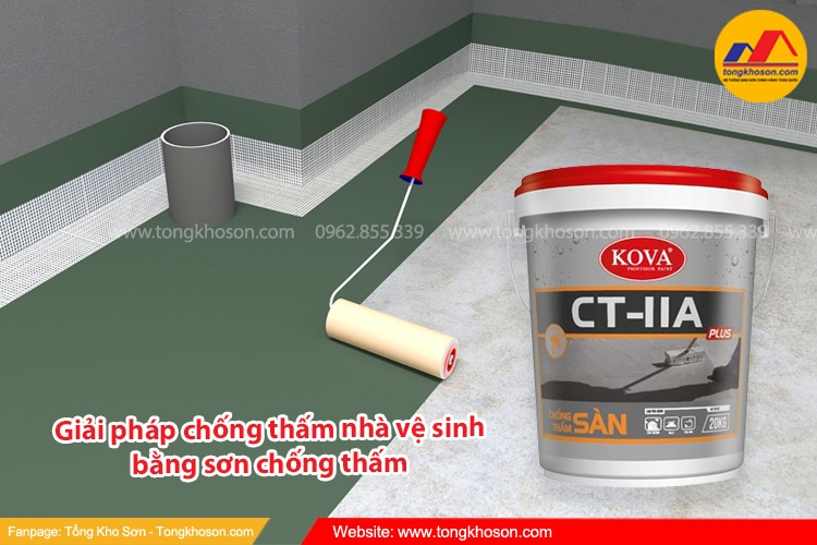 Giải pháp chống thấm nhà vệ sinh bằng sơn chống thấm
