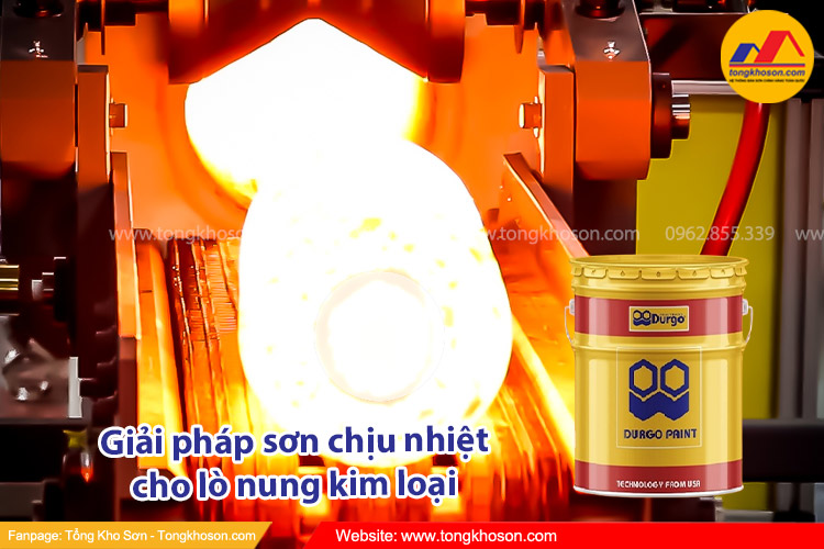 Giải pháp sơn chịu nhiệt cho lò nung kim loại