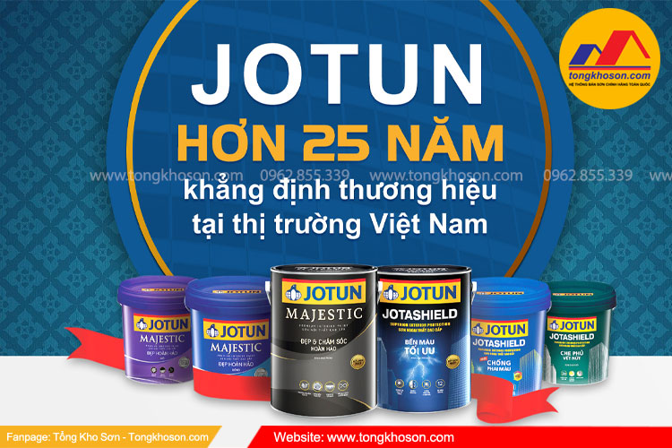 Sơn nhà nên chọn hãng sơn Jotun