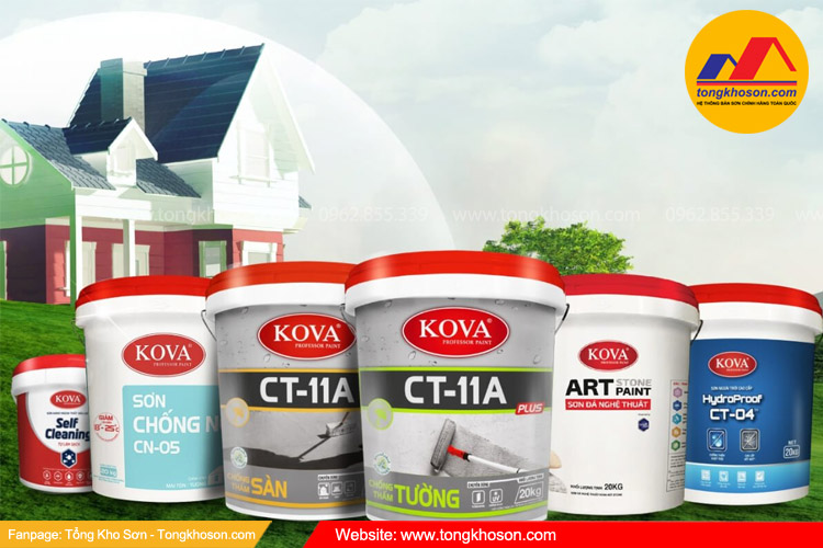 Mua sơn nhà nên chọn hãng sơn Kova