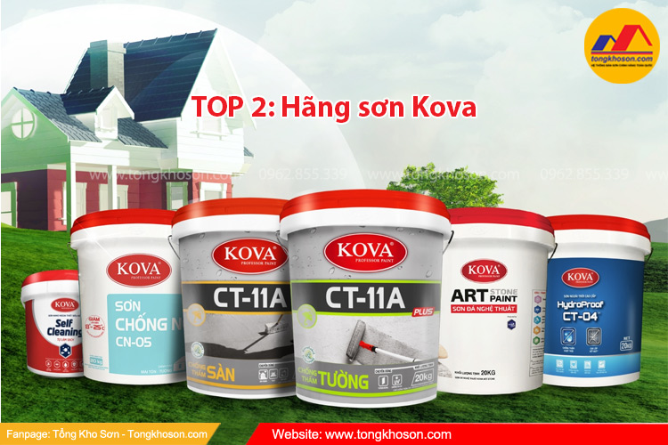 Hãng sơn tốt nhất năm 2024 Kova