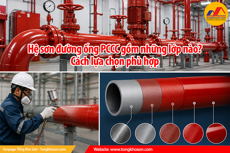Hệ sơn đường ống PCCC gồm những lớp nào? Cách lựa chọn phù hợp