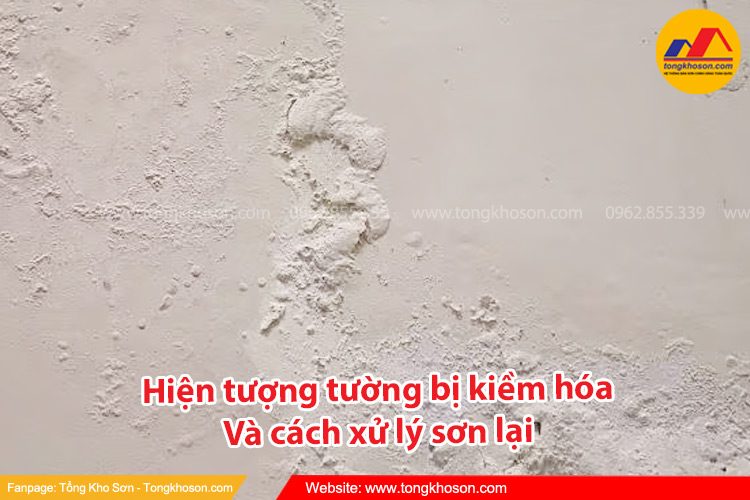 Các dấu hiệu nhận biết tường bị kiềm hóa