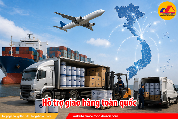 Hỗ trợ giao hàng toàn quốc