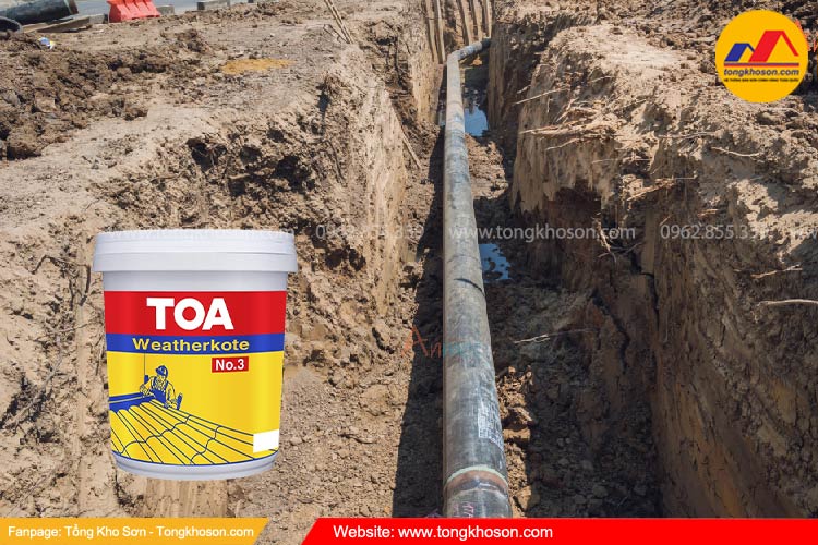 Thi công sơn bảo vệ đường ống dẫn dầu chôn dưới lòng đất