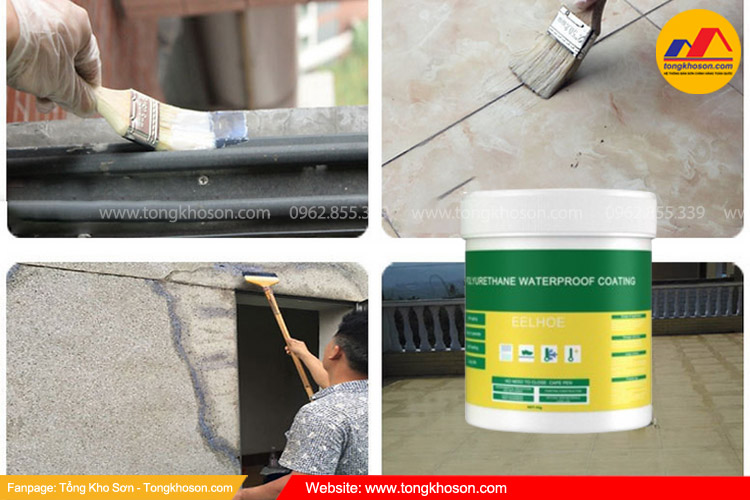 Keo chống thấm Nano trong suốt 1 thành phần WaterProof Coating