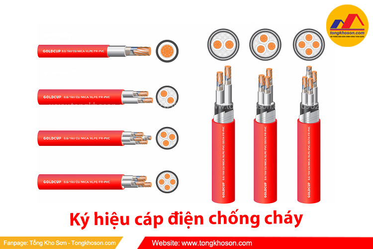 Kí hiệu cáp điện chống cháy