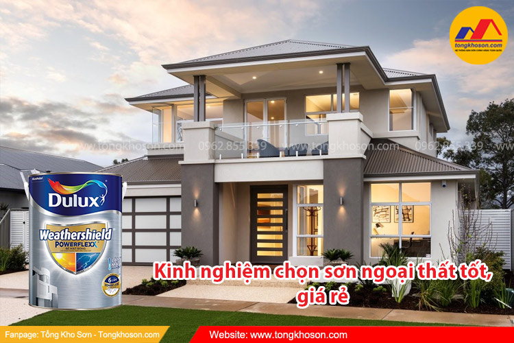 Kinh nghiệm chọn sơn ngoại thất tốt, giá rẻ