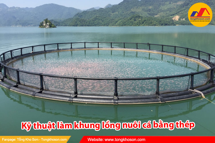 Kỹ thuật làm khung lồng nuôi cá bằng thép
