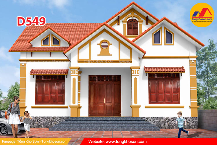 Mã màu vàng đất sơn ngoại thất Spentec 