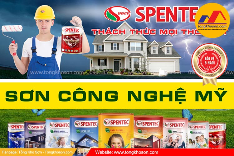 Màng sơn công nghệ Mỹ của dòng sơn Spentec