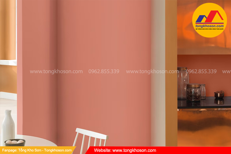 Màu dulux của năm 2015 - màu cam đồng
