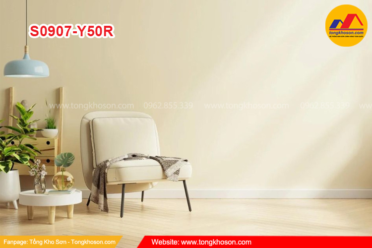 Mã màu kem nội thất Jotun S0907-Y50R được yêu thích