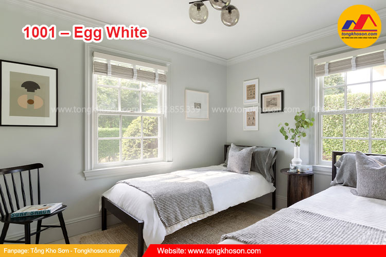 Mã màu sơn Jotun được yêu thích nhất 1001 – Egg White
