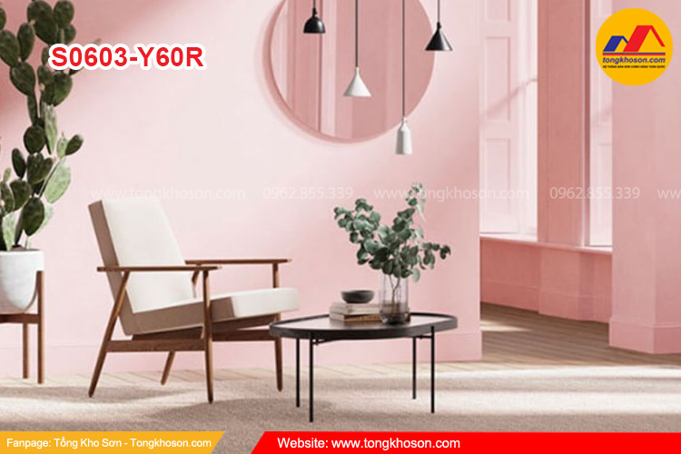 Mã hồng nhạt Jotun S0603-Y60R - Mã màu được yêu thích