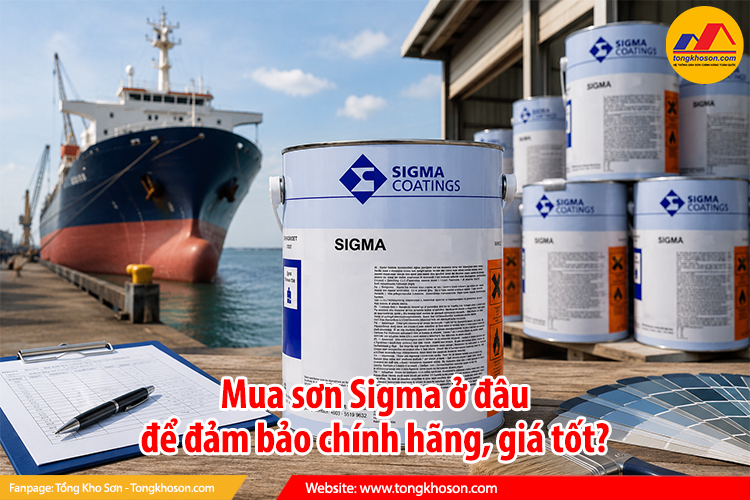 Mua sơn Sigma ở đâu để đảm bảo chính hãng, giá tốt?
