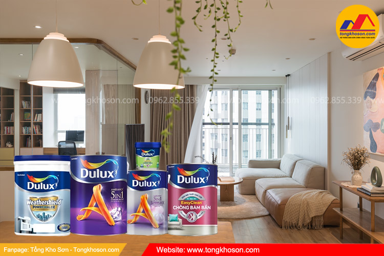 Nhà chung cư nên sử dụng sơn Dulux là tốt nhất