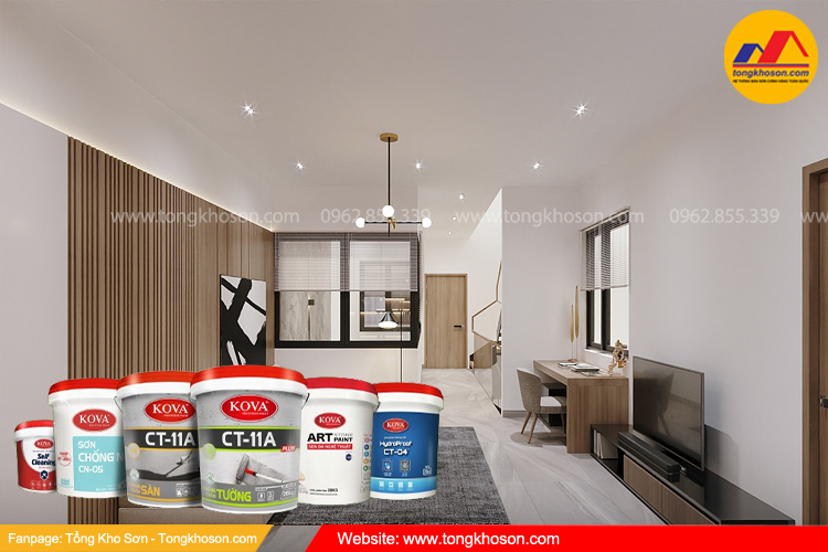 Nhà chung cư nên sử dụng sơn Kova