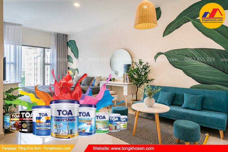 Nhà chung cư nên sử dụng sơn Toa