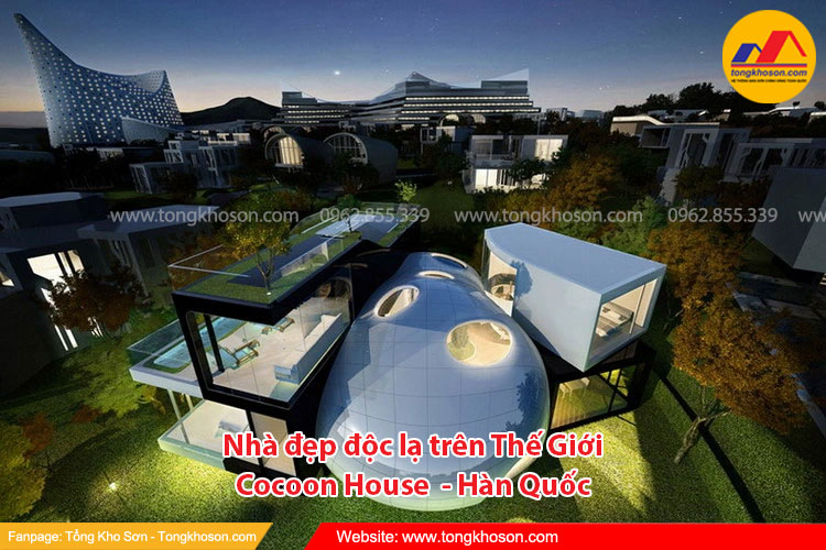Ngôi nhà đẹp, độc lạ trên thế giới Cocoon House